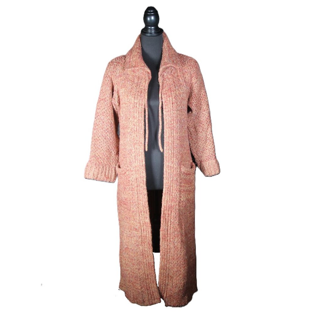 Wool and Acrylic Extended Cardigan, Size – Medium